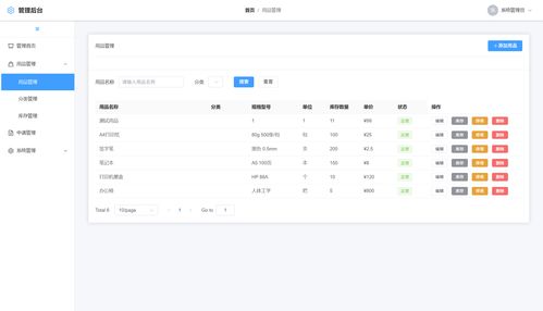 基于spring boot vue3的辦公用品申領管理系統(tǒng)